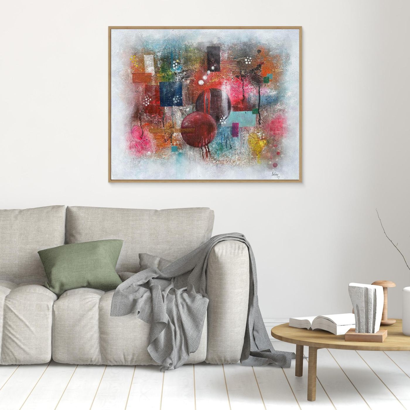 Paint Balls - Oak frame